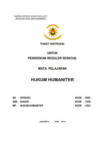 Hukum Humaniter (2014)