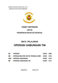 Operasi Gabungan TNI (2017)