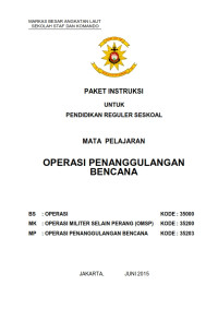 Operasi Penanggulangan Bencana (2015)