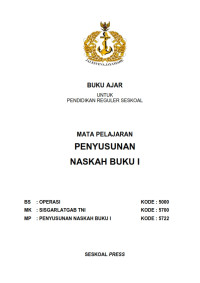 Penyusunan Naskah Buku I (2019)