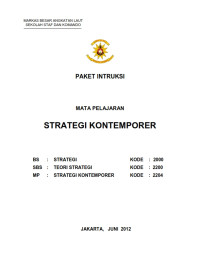 Strategi Kontemporer (2012)